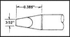 Tip Cartridge, Solder, 30+ Chisel, 0.1In; Tip / Nozzle Width Metcal - 48F3842 - Newark, An Avnet Company
