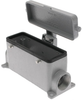 Insulated, Rectangular Base with cover, Surface mount, size 104.27, 2 Pegs, Side PG21 cable entry - CMP-16CS - Mencom Corporation