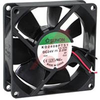 DC FAN, KD SERIES, 80X80X25 MM, 2 BALL BEARING - 70225947 - Allied Electronics, Inc.