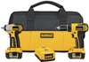 18V Cordless Drill/Driver / Impact Wrench Combo Kit with XRP&trade; Li-Ion Battery Packs - DCK273L - DEWALT Industrial Tool Co.