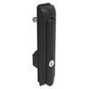 Swinghandle Latch, Large Size - 150 mm , Without Padlock Hasp, Use with Linear Actuator, CH 751 Key , Sealed, Zinc Alloy, Powder Coated, Black - H3-60-101-150 - Southco