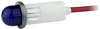 Panel Indicator, Blue, 28V, Wire Lead; Led Color Vcc (Visual Communications Company) - 62AC9612 - Newark, An Avnet Company