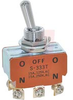 SWITCH, STANDARD SIZE TOGGLE, SCREW TERMINALS, DPDT, ON-OFF-ON - 70192224 - Allied Electronics, Inc.