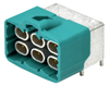 Modular Connectors - 1001-HTX-06ZDBLC1R - New Yorker Electronics Co., Inc.