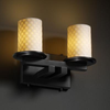 POR-8772-10-CHKR-MBLK Bathroom Fixtures-Two Lights - 670481 - Capital Lighting, Inc.