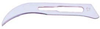 Excelta Three Star Curved 12 Scalpel Blade 177-12 -- EXCELTA 177-12 - Image