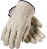 PIP 70-361 White Small Grain Pigskin Leather Driver's Gloves - Keystone Thumb - Uncoated - 8.8 in Length - 616314-08795 - 616314-08795 - R. S. Hughes Company, Inc.