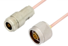 N Male to N Female Cable 18 Inch Length Using RG405 Coax - PE3921-18 - Pasternack