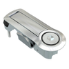 Compression Latch, Lever Latch, Auto Relock, 8 mm Hex Recess, 1-5mm Panel, 1-18mm Grip, Not Sealed, Zinc Alloy, Chrome Plated, Bright -- C2-52-3151 - Image