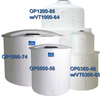 1700 Gallon Open Top Cylindrical Tank - A-OP1700-90 - Plastic-Mart