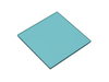 Bandpass Filter, Colored Glass, 50.8 x 50.8 mm, Blue Bandpass, BG18 Glass -- FSQ-BG18 - Image