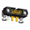 2+2 Pos. Male Signal+Power Horizontal Throughboard Conn. Jackscrews - M80-5L10222M5-02-333-00-000 - Harwin Plc