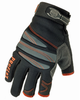 Ergodyne Proflex 720 Black Small EVA Foam/Neoprene/PVC/Spandex/Synthetic Leather/Terry Cloth Fingerless Work & General Purpose Gloves - Uncoated - Rough Finish - 720476-16182 - 720476-16182 - R. S. Hughes Company, Inc.