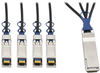 QSFP+ to 10 GbE SFP+ Passive DAC Breakout Cable (M/M), QSFP+ to (x4) SFP+, Compatible to Cisco QSFP-4SFP10G-CU3M, 3 m (10 ft.) -- N281-03M-BK