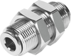 Push-in bulkhead connector - NPQM-H-Q4-E-P10 - Festo Corporation