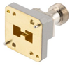 WRD-650 to Type N Female Waveguide to Coax Adapter UG Square Cover with 6.5 GHz to 18 GHz in Copper Alloy - FMWCA1116 - Fairview Microwave Inc.