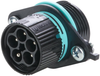 Circular Connector, Plug, 5Pos, Panel; Product Range Hylec - 57AC3714 - Newark, An Avnet Company