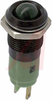 Indicator,Pnl-Mnt;LED IND 10MM 12VDC GRN, BRIGHT CHROME - 70011733 - Allied Electronics, Inc.