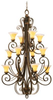 Large Chandeliers-Glass Shade - 67522 - Light Center (The)