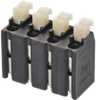 Spring  Clamp Solderable Terminal Blocks - SR215xxvbpc - METZ CONNECT USA Inc.