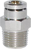 Nickel Plated Brass Dot Push-in -- D6510 53-02 - Image