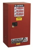Justrite Sure-Grip EX 20 gal Red Hazardous Material Storage Cabinet - 23 1/4 in Width - 44 in Height - 697841-11272 - 697841-11272 - R. S. Hughes Company, Inc.