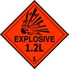 DOT Hazardous Material Shipping Labels (EXPLOSIVE 1.2L) - 754476-63497 - R. S. Hughes Company, Inc.