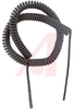 Cord; 3; 0.190 in.; 24 in.; 23 AWG; 120V (Max.); 1 A; Black; UL Listed - 70195193 - Allied Electronics, Inc.