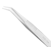Excelta Three Star Utility Tweezers 115-SA - Stainless Steel SMD Paddle Tip - 4 1/4 in Length - EXCELTA 115-SA - R. S. Hughes Company, Inc.