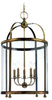 7820-AGB Foyer/Hall Lanterns-Glass w/Frame - 342950 - Capital Lighting, Inc.