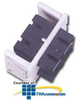 Siemon Flat Fiber Adapter CT Coupler with 2 Duplex SC.. - CT-SC-4-02 - TelephoneStuff.com