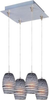 E94704-51SN Mini Pendants-4+Light Cluster - 615307 - Capital Lighting, Inc.