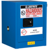 Justrite Chemcor 4 gal Blue Hazardous Material Storage Cabinet - 17 in Width - 22 in Height - 697841-15453 - 697841-15453 - R. S. Hughes Company, Inc.