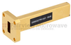 Instrumentation Grade WR-42 Waveguide Termination 6 Watts With a 18 GHz to 26.5 GHz Frequency Range in Brass - SMW42TR1001 - Fairview Microwave Inc.