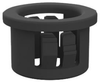 Grommet, Nylon 6, 0.562, Black; Grommet Type Essentra Components - 66AJ5143 - Newark, An Avnet Company