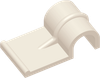 3/8 Adhesive Mount Clip, Nylon, Natural -- APSTC38562
