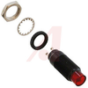Indicator, LED; Red; 30; 3/8 in.; 20 mA; Panel Mount; Black Anodized Aluminum - 70082171 - Allied Electronics, Inc.