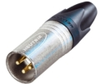 NEUTRIK XLRM 3P CBL SHLD (Nickel) - NC3MXX-EMC - Visual Sound, Inc.