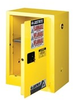 Justrite Sure-Grip EX 891200 12 gal Yellow Hazardous Material Storage Cabinet - 23 1/4 in Width - 35 in Height - Bench Top - JUSTRITE 891200 - JUSTRITE 891200 - R. S. Hughes Company, Inc.