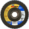 Norton Red Heat R961 CA Coarse Center Mount Fiberglass Conical Flap Disc - 66623399054 - Norton Abrasives
