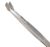 Excelta Three Star Utility Tweezers 36A-SA - Stainless Steel Offset Flat Tip - 0.25 in Tip Width - 4 3/4 in Length - 0.02 in Thick - EXCELTA 36A-SA - R. S. Hughes Company, Inc.