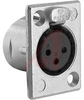 XLR Receptacle; Female; 1.063 in. - 70088525 - Allied Electronics, Inc.