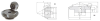 KHK MBSG2-2040L, Module 2, 20 Tooth, Left Hand, Ground Alloy Steel Spiral Bevel Gears -- mbsg2-2040l - Image