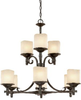 3989RM-205 Mid. Chandeliers-Glass Up - 602916 - Capital Lighting, Inc.