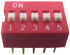 Dip Switch, 5Pos, Spst, Slide, Th; No. Of Circuits E-Switch - 15N7620 - Newark, An Avnet Company