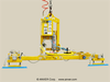 Compressed Air Powered Vacuum Lifter with Powered Tilt -- AT40M4-61-2/65OC - Image