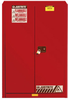 Justrite Sure-Grip EX 60 gal Red Hazardous Material Storage Cabinet - 43 in Width - 65 in Height - 697841-11394 - 697841-11394 - R. S. Hughes Company, Inc.