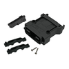 SBS®X-75A RECEPTACLE KIT, BLACK SIGNAL HOUSING - SBSX75A-REC-KIT-BLK - Anderson Power Products