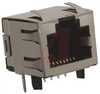 Mod Jack; Right Angle; 8 Position; Cat 5; Shielded; Inverted; Panel & PCB Ground - 70042871 - Allied Electronics, Inc.