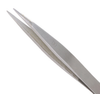 Excelta Three Star Utility Tweezers 00 - Straight Strong Point Tip - 0.02 in Tip Width - 4 1/2 in Length - 0.01 in Thick - EXCELTA 00 - R. S. Hughes Company, Inc.